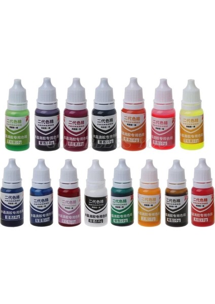 No.7 Tarzı 15 Renk 10ML 15 Renk Epoksi Uv Reçine Renklendirici Takı Sıvı Pigment Banyo Bombası Sabun Boyası El Yapımı Sabun Boyama Tozu Dro (Yurt Dışından)