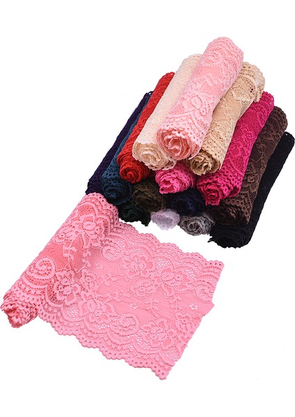 B06 Stili 2 Yarda 2 Yard 15 cm Geniş Naylon Streç Elastik Dantel Şerit Dıy Gelinlik Zanaat Dikiş Konfeksiyon Giyim Aksesuarları Dantel Trim Kumaş (Yurt Dışından) fiyatları