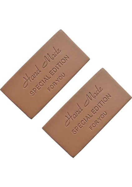 Siyah Etiketler 24PCS Tarzı El Yapımı Deri Etiketler Giyim Için Deri Etiketler Giysiler Için El Yapımı Etiket Elişi Özel Hediyelik Dikiş Deri Etiketler (Yurt Dışından)