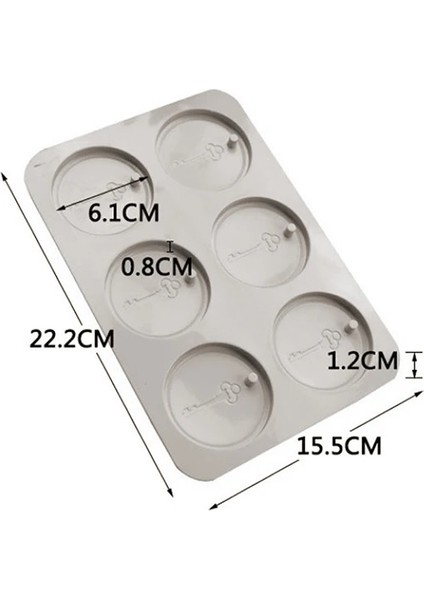 No.5 Tarzı Dıy Silikon Kil Aromaterapi Tablet Kalıp Asılı Süsler Balmumu Kalıpları Çiçek Sabunu Kalıp El Sanatları Aksesuarları Sabun Kalıpları (Yurt Dışından)