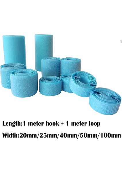 25 mm Genişlik Stili Genişlik Azure Cırt Cırt Yapışkansız Cırt Cırt Raptiye Bant Dikiş Sihirli Bant Etiket Cırt Cırt Bant Couture Şerit Gök Mavisi (Yurt Dışından) fiyatları