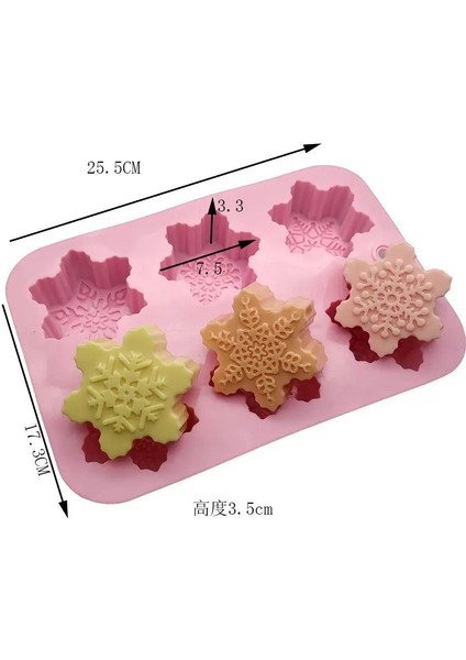 B-5rastgele Renk Stili 3D Sabun Kalıp Dıy El Yapımı Sabun Yapma Aracı Yaratıcı Mum Kalıp Pratik Kek Aracı Yapışmaz Kolay Kalıptan Çıkarma ve Taşınabilir (Yurt Dışından)