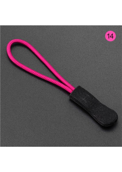 Renk 14 Tarzı Fermuar Çektirme Ucu Fit Halat Etiketi Değiştirme Klipsi Kırık Toka Sabitleyici Zip Kordon Çantası Bavul Çadır Sırt Çantası Fermuar Kafası (Yurt Dışından)