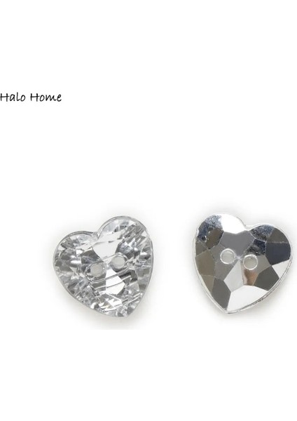 Kalp Akrilik Düğmeler Dikiş Scrapbooking Hediye Parlatıcı Işi Giyim Ev Dekorasyonu 12MM (Yurt Dışından) fiyatları