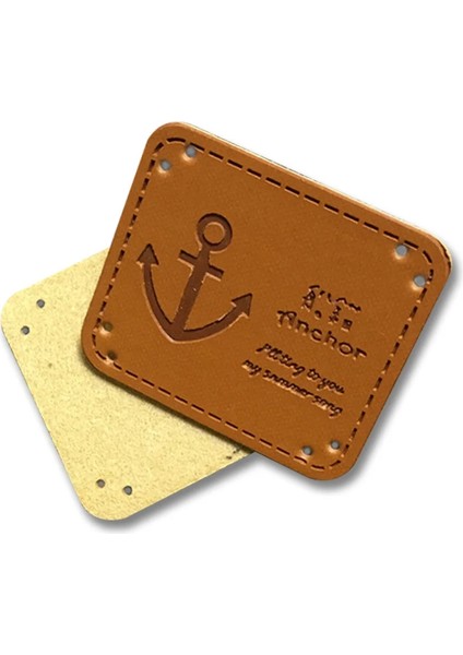 Kahverengi 35X40MM 36PCS Tarzı 4 Seçenek Çapa Logo Giyim Için El Yapımı Etiketler El Işi Için Deri Yamalar Hediye Etiketi Oya Etiketleri El Yapımı Dikiş Etiketi (Yurt Dışından) indirimleri