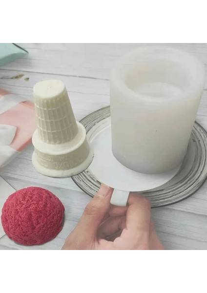 No.2 Tarzı Ew Dondurma Silikon Kalıpları Sabun Kalıbı Silikon Sabun Kalıpları Silika Jel Kalıbı Aroma Taş Kalıpları Mum Kalıbı Mum Kalıbı (Yurt Dışından)