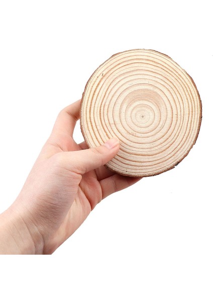 12-14CM 1 Adet Stil Kalın 1 Paket Doğal Çam Yuvarlak Bitmemiş Ahşap Dilimleri Ağaç Kabuğu ile Daireler Günlük Diskler Dıy El Sanatları Düğün Parti Boyama (Yurt Dışından) indirimleri