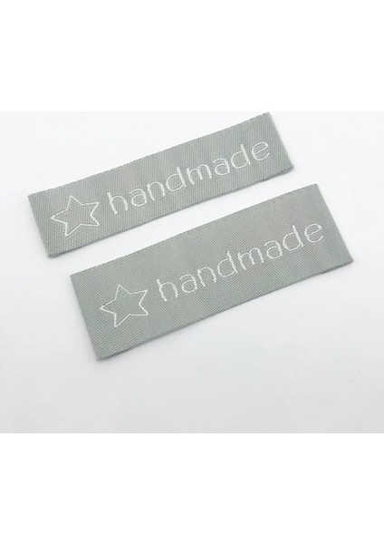 Gri 15MM 50PCS Tarzı El Yapımı Dikiş Etiketleri Giysi Etiketi El Yapımı Kalp Giysi Etiketleri Şapka Elişi Dokuma Etiket Giysi Etiketi (Yurt Dışından) fırsatları