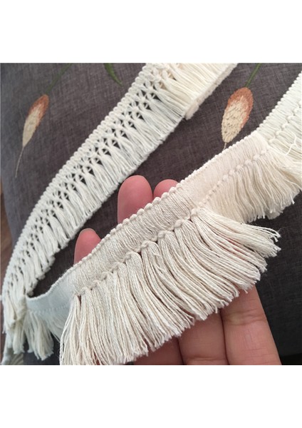 D 5cm Beyaz Stil 6 Yards .5cm Genişlik Güzel Pamuklu Fringe Dantel Bej Püskül Dantel Trim Püskül Perde Dantel Dikiş El Sanatları Malzemesi Z1223 (Yurt Dışından) modelleri