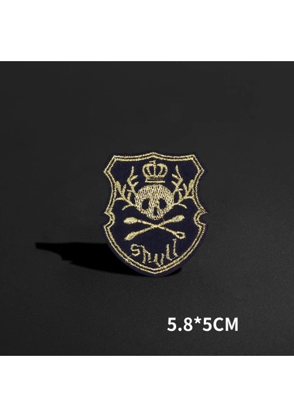 N5-BT0241 Stili 2021 Yeni Altın Işlemeli Çapa Askeri Yamalar Giysi Üzerinde Demir Sırt Çantası Kot Çıkartmalar Diy Ütü Aplikler (Yurt Dışından)