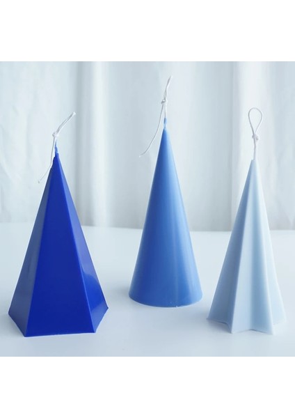 Bir Stil El Yapımı Mum Kalıbı Konik Pentagram Koni Pentagram Koni Altıgen Yıldız Koni Mum Kalıbı Yapı Şekli Mum Plastik Kalıp (Yurt Dışından) fiyatları