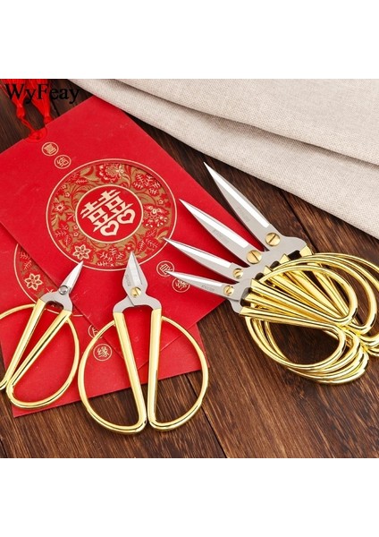 No.2 Bronz 17CM Stili Paslanmaz Çelik Gül Altın Nakış ve Dikiş Ors Vintage Oya Terzi Ors Kumaş El Sanatları Araçları Diy Makası (Yurt Dışından) fırsatları