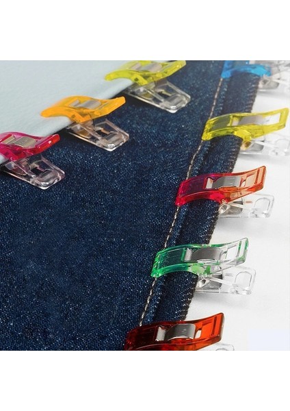 Kırmızı 20 Adet Tarzı Iş Ayak Kılıfı Çok Renkli Plastik Klipsler Kumaş Kelepçeler Patchwork Kıvırma Dikiş Araçları Dikiş Aksesuarları Clothelamp (Yurt Dışından) fırsatları