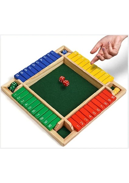 Kırmızı Stil Droded Shut The Box Masa Oyunu Numarası Parti Için Içme Oyunu Kulüp Masa Oyunu Evde Boş Zaman ve Iç Mekan Eğlencesi (Yurt Dışından) modelleri