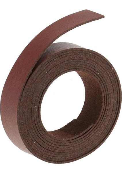 Bir Stil 2 Metre Uzunluk Siyah Deri Şerit Ağır Dokuma Kayış Kalın Sırt Çantası Kemer Giyim Dikiş El Yapımı Dıy Malzeme Aksesuar (Yurt Dışından)