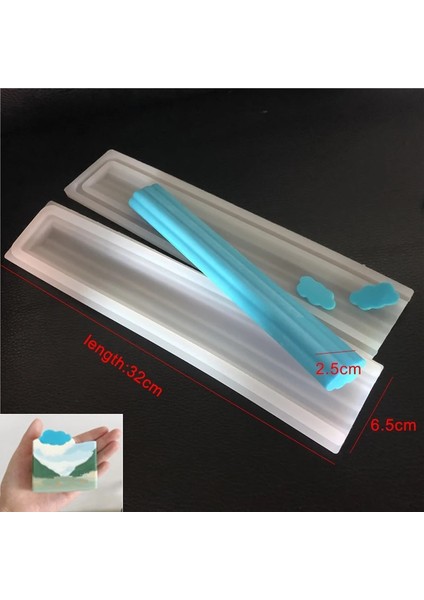 No.6 Tarzı E Kalıp Uzun Silikon Tüp Kalıbı Heartroundstarsquareflowermoon Sabun Kalıbı Diy Sabun 3D Mum Kalıbı (Yurt Dışından)