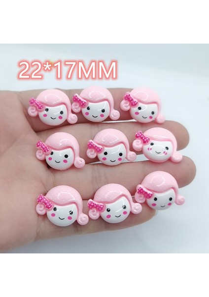 No.10 Tarzı 20 Adet U Seçim Pcslot Pembe Mix Kawaii Çiçek Reçine Düz Geri Diy Saç Klip Takı Yapımı Aksesuarları Dekorasyon (Yurt Dışından)