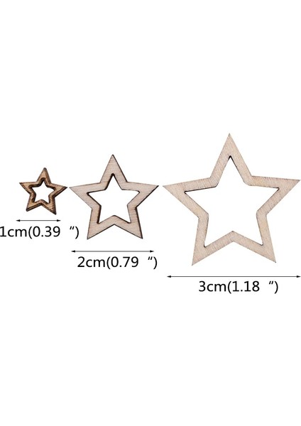 B02-2CM Tarzı Ahşap Ahşap Yıldızlar Scrapbooking Dıy Aksesuarları Ahşap Süsler Ev Dekorasyon Için Lazer Kesim Yıldız Kolye El Yapımı El Sanatları (Yurt Dışından) modelleri