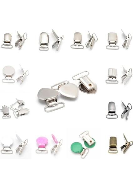 No.10 Tarzı Acifier Klip Kurşunsuz Metal Bebek Tutacağı Yatıştırıcı Emzik Çok Renkli Mam Bebek Kukla Klipleri Meme Uçları Tutucu Bebek Emziği (Yurt Dışından) fiyatları