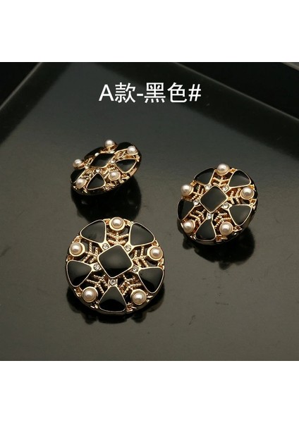 D Stili 25MM 6 Adet Takım Elbise Için Vintage Inci Düğmeler Oya Kazak Kadınlar Metal Elmas Düğme Elbise Dekoratif Giyim (Yurt Dışından)