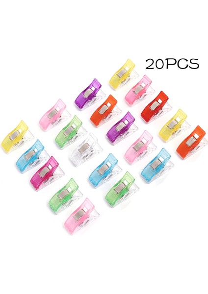 20 Adet Tarzı Pcs Dikiş Klipsleri Plastik Kelepçeler Kapitone Crafting Crocheting Renkler Ciltleme Kumaş Dıy Patchwork Kağıt Için Karışık Tutucu (Yurt Dışından)