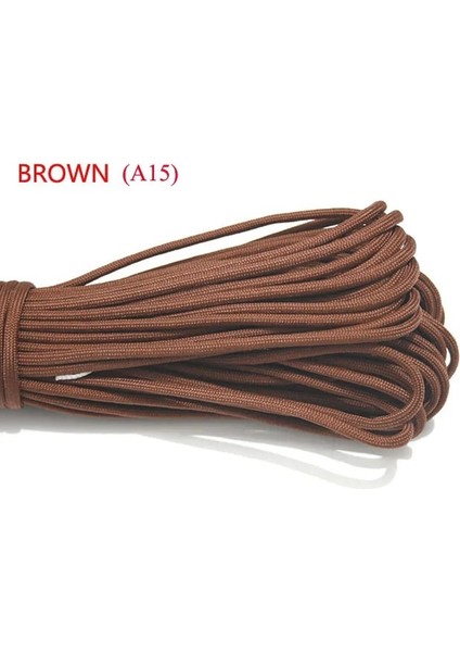 Kahverengi Tarzı Aracord Paraşüt Kordon Ipi Mil Spec Tip Iıı 7 Strand Çekirdek 100 Ft Tırmanma Kamp Tokası Bilezik Için 27 Renk (Yurt Dışından)