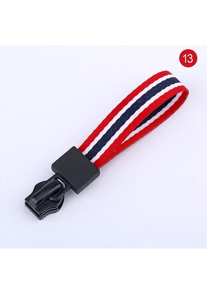 No.13 Tarzı No.5 10 Adet Adet No.5# Dokuma Fermuar Kaydırıcılar Şerit Fermuar Çekme Görünmez Zip Çanta Ceketler Için Ters Kurulum Zip Kafa Dıy Dikiş (Yurt Dışından)