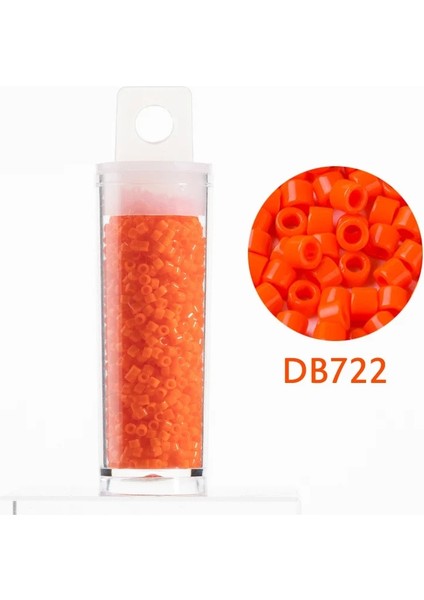 DB722 Stili 1 Tüp 10 Gram Taidian Miyuki Delica Perle Opak Turkuaz 1.6x Yuvarlak Japon Cam Boncuk Tüp (Yurt Dışından)