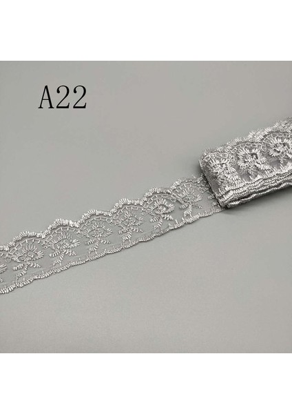 A22 Stili 10 Yard 4cm Geniş Dantel Trim Diy Giysi Kumaş Dantel Şerit Yatak Için Kullanılan Kumaş Perde Kanepe Minder Örtüsü Malzemesi (Yurt Dışından)