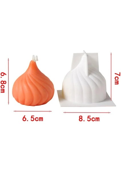 Soğan Tarzı Mini Kaktüs Şekli Mum Silikon Kalıp El Yapımı Dıy Masaüstü Dekorasyon Alçı Epoksi Reçine Aromaterapi Mum Silikon Kalıp (Yurt Dışından)