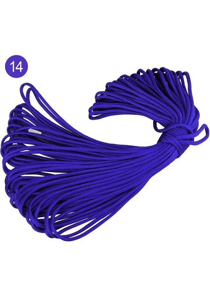 No.14 Tarzı 100FT Colorfull Aracord 5mm Paraşüt Kordonları Ipi Çadır Halat 7 Telleri 31 Metre Yards Yürüyüş Kamp Halatları Için Paracord (Yurt Dışından)