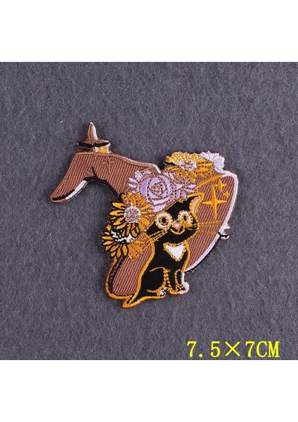 PE5383CT Stili Sıcak Anime Giysiler Üzerinde Yamalar Dıy Ruhların Kaçışı Giysi Yamaları Demir On Patch Komik Hayvanlar Giyim Için Işlemeli Yamalar (Yurt Dışından)