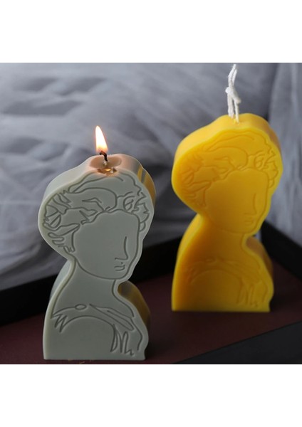 16 cm Stili Sanat Portre Kadın Kalıp Mum Yapımı Için Kalıp Dıy Kristal Alçı Relicone Kalıp Mum Yapımı Balmumu Alçı Kalıp El Yapımı (Yurt Dışından) fiyatları