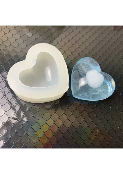 E Stili 3D Şeffaf Kalp Şekli Tasarım Kalıpları Silikon Kalıplar Uv Reçine Kolye Kalıp Dıy El Yapımı Takı Yapımı Için Kolye Dekorasyon (Yurt Dışından)