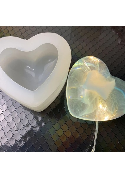 E Stili 3D Şeffaf Kalp Şekli Tasarım Kalıpları Silikon Kalıplar Uv Reçine Kolye Kalıp Dıy El Yapımı Takı Yapımı Için Kolye Dekorasyon (Yurt Dışından)