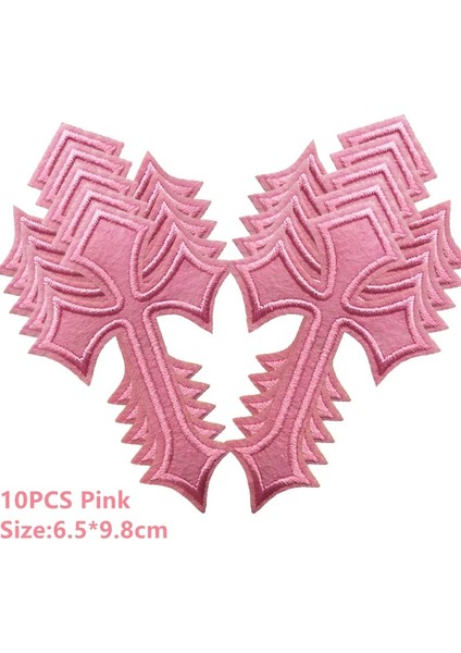 ZH-002-10 Adet Tarzı Lot Çapraz Işlemeli Yamalar Giyim Rozetleri Aplike Demir On Yamalar Pantolon Kot Dikiş Dekoratif Diy Çıkartmalar (Yurt Dışından) fiyatları