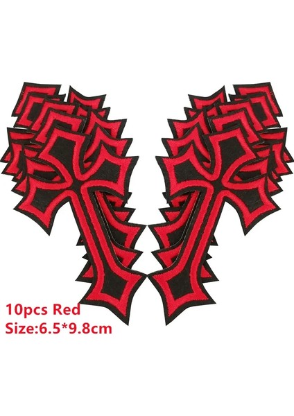 ZH-002-10 Adet Tarzı Lot Çapraz Işlemeli Yamalar Giyim Rozetleri Aplike Demir On Yamalar Pantolon Kot Dikiş Dekoratif Diy Çıkartmalar (Yurt Dışından) indirimleri
