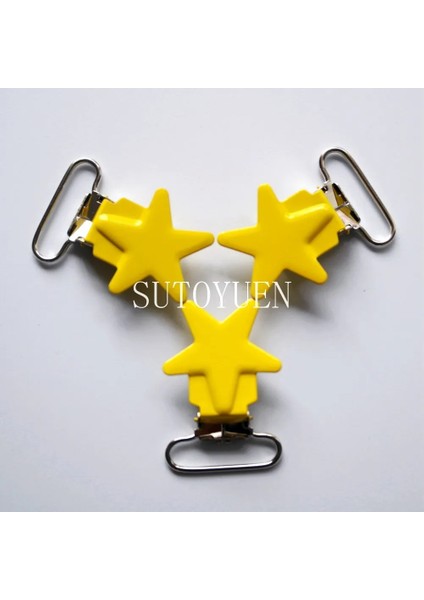 No.3 Tarzı ' 25M Kurşunsuz Yıldız Metal Bebek Kukla Emzik Zinciri Tutacağı Bağlayıcı Askı Klipleri Emzik Klipsi (Yurt Dışından)