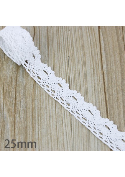 No.14 Tarzı (5 Metreroll) Beyaz Pamuk Işlemeli Dantel Net Kurdela Kumaş Trim Dıy Süslemeleri Dikiş El Yapımı Zanaat Malzemeleri (Yurt Dışından) indirimleri