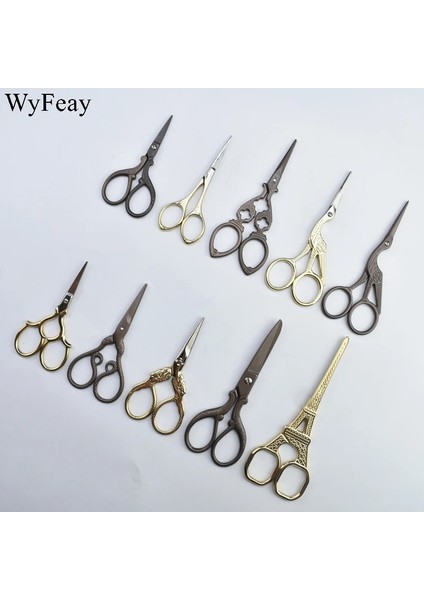 Limon Sarısı Stili Dikiş Nakış Veya Kumaş Sanatı Çapraz El Sanatları Eski Veya Retro Terzi Veya Altın Iplik Veya Zakka Makasları (Yurt Dışından) fırsatları