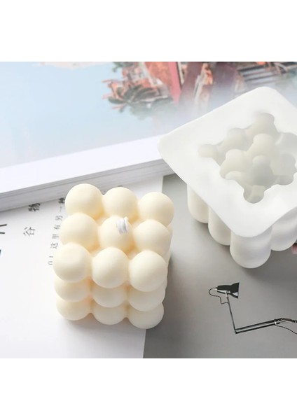 100 Adet 10CM Tarzı Mini 3D Küp Pişirme Mus Kek Kalıbı Silikon Kare Kabarcık Tatlı Kalıpları Kek Tepsisi Bakeware Mum Alçı Kalıp (Yurt Dışından) fırsatları