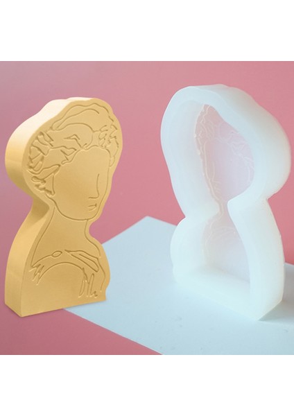 16 cm Stili Sanat Portre Kadın Kalıp Mum Yapımı Için Kalıp Dıy Kristal Alçı Relicone Kalıp Mum Yapımı Balmumu Alçı Kalıp El Yapımı (Yurt Dışından) fırsatları