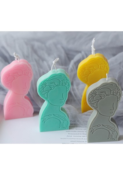 16 cm Stili Sanat Portre Kadın Kalıp Mum Yapımı Için Kalıp Dıy Kristal Alçı Relicone Kalıp Mum Yapımı Balmumu Alçı Kalıp El Yapımı (Yurt Dışından) indirimleri