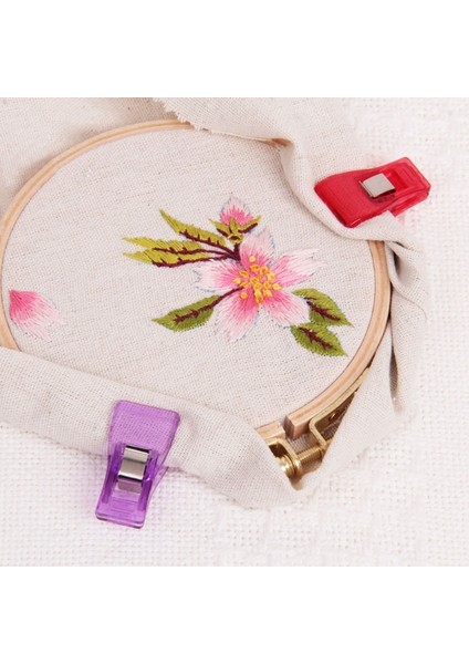 5 Adet-Şeffaf Tarzı Dailylike Olorful Plastik Klipler Kumaş Kapitone Craft Dikiş Örgü Klipler Giysi Kağıt Dikiş Patchwork Aracı (Yurt Dışından)