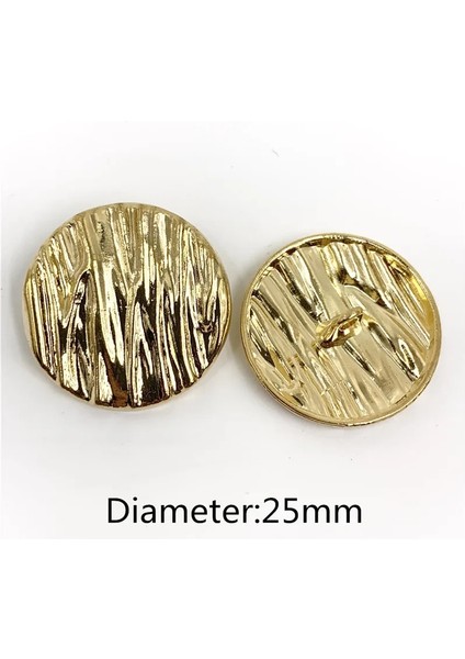 JS-0078 Stili Pcslot Aslan Başı Metal Düğme Altın Kazak Ceket Dekorasyon Gömlek Düğmeleri Aksesuarları Dıy Js (Yurt Dışından)