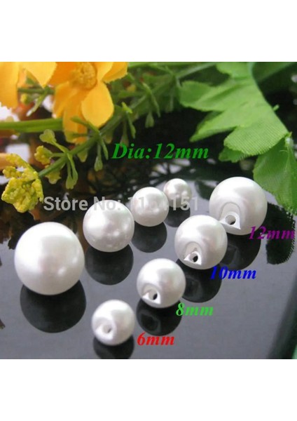 12 mm Tarzı Lot Karışımı Boyut 4 Yan Delik Beyaz Renk Inci Düğmeler Giysi Dikiş Aksesuarı El Sanatları Dekoratif Tokalı Düğmeler Dikiş Düğmesi (Yurt Dışından) fiyatları