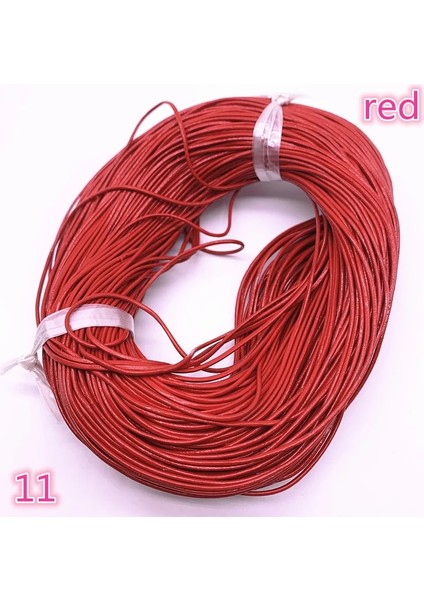 No.7 Tarzı 5 Yards Hakiki Inek Deri Yuvarlak Deri Kordon Dize Kolye Halat Takı Yapımı Için Dıy Bilezik Retro El Sanatları Bulguları (Yurt Dışından)