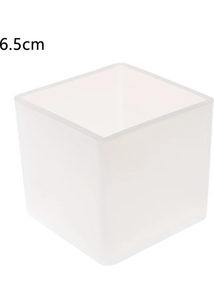 6.5cm Tarzı Silikon Kalıp Şeffaf Kare Küp Kristal Uv Epoksi Reçine Kalıpları Dıy El Yapımı Kolye Dıy Craft Takı Yapımı Malzemeleri (Yurt Dışından)