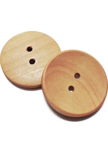 MT303-30MM Stili Yuvarlak Ahşap Tahıl Büyük Ahşap Düğmeler Doğal Renk Dikiş Scrapbooking Palto Palto Lazer El Yapımı 2 Delik (Yurt Dışından) fiyatları