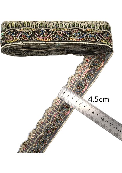 No.13 Tarzı 1 Yards Dantel Şerit Düzeltir Kostüm Süslemeleri Elbise Aplike Polyester Dıy El Sanatları Dikiş Kumaş (Yurt Dışından) indirimleri